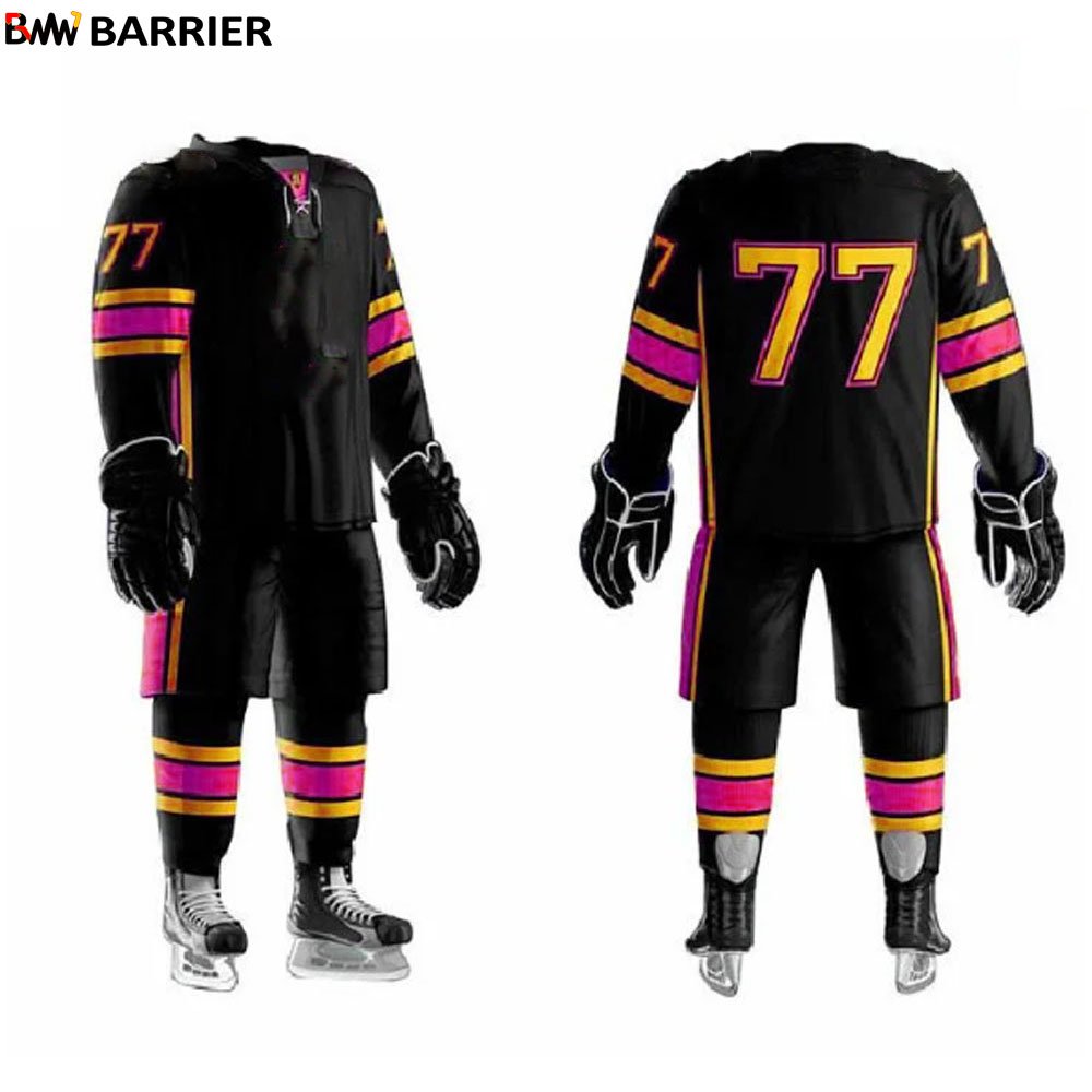 New Arrived Low Rate Best Material Ice Hockey Uniform Customized Minimum Low Moq For Sale Men Ice Hockey Uniform