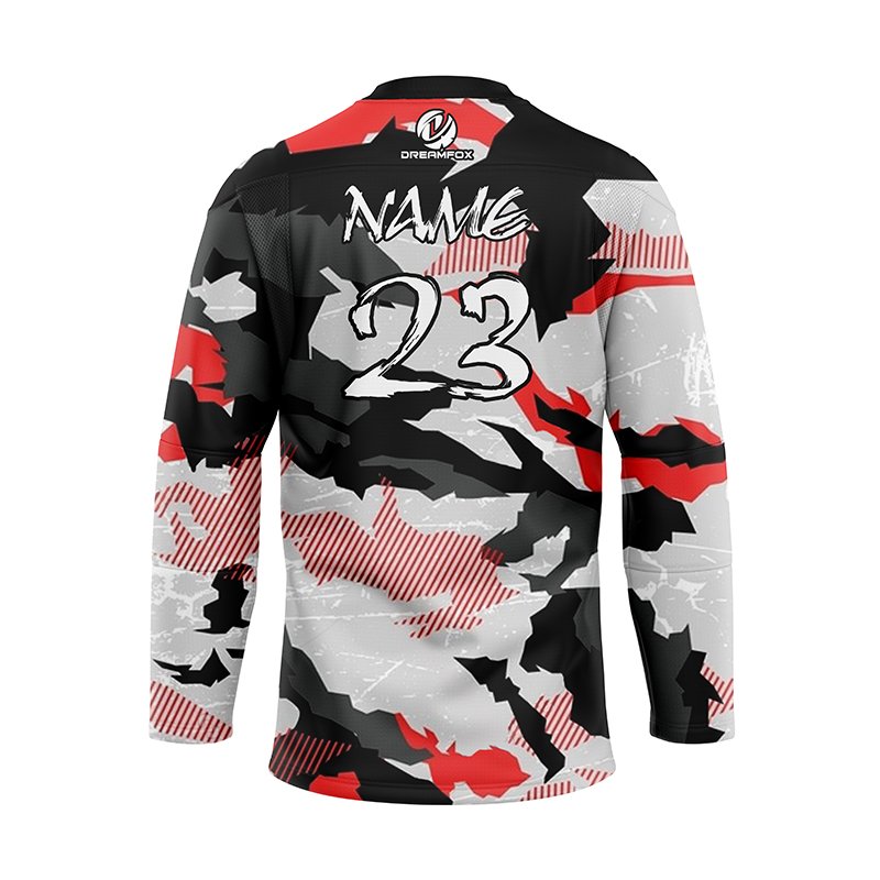 2024 New OEM Customized Tackle Twill Embroidered Team Sublimation Ice Hockey Jerseys