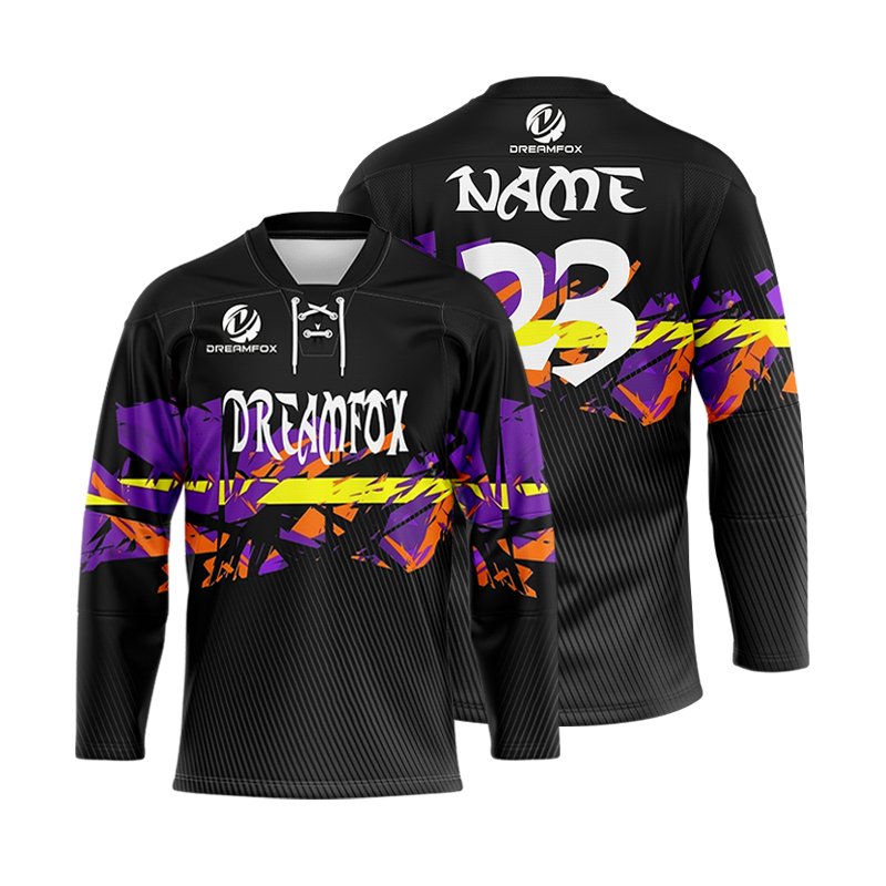 2024 New OEM Customized Tackle Twill Embroidered Team Sublimation Ice Hockey Jerseys