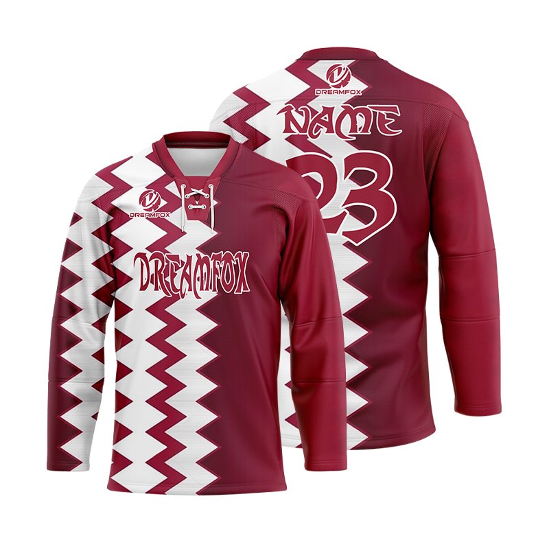 2024 New OEM Customized Tackle Twill Embroidered Team Sublimation Ice Hockey Jerseys