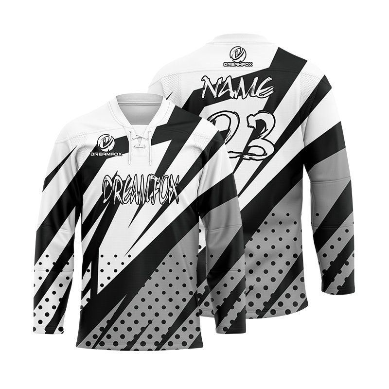 2024 New OEM Customized Tackle Twill Embroidered Team Sublimation Ice Hockey Jerseys