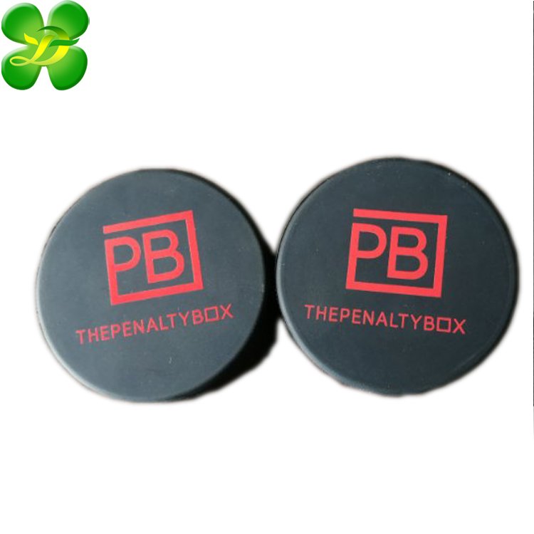 official custom printed or blank promotional cheap rubber ice hockey puck for promotion