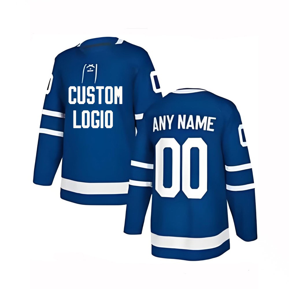 High quality customized logo lace up short sleeve hockey jerseys hockey jersey custom logo blank hockey jersey