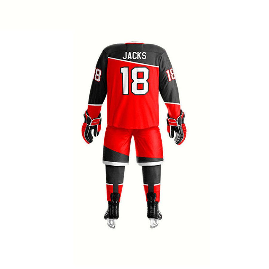 Premium Quality Factory Manufacture Ice Hockey Jersey And Pant Sets Wholesale Price Ice Hockey Uniform