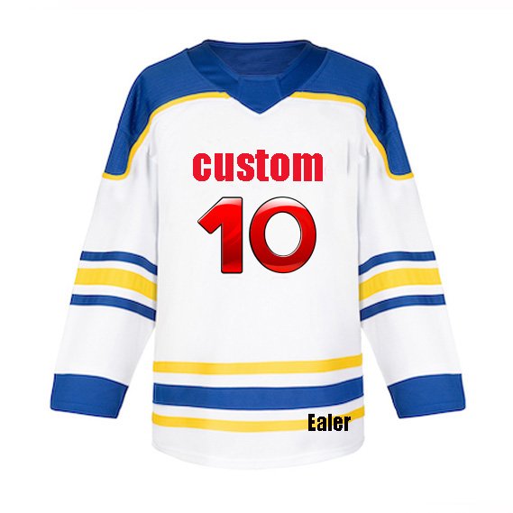 Custom Patch embroidery hockey jersey manufacturer custom hockey jersey cropped custom sublimated hockey jersey