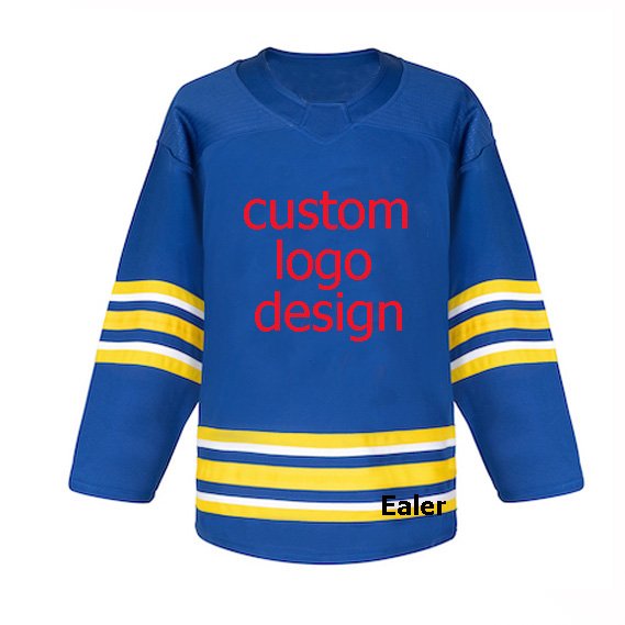 Custom Patch embroidery hockey jersey manufacturer custom hockey jersey cropped custom sublimated hockey jersey