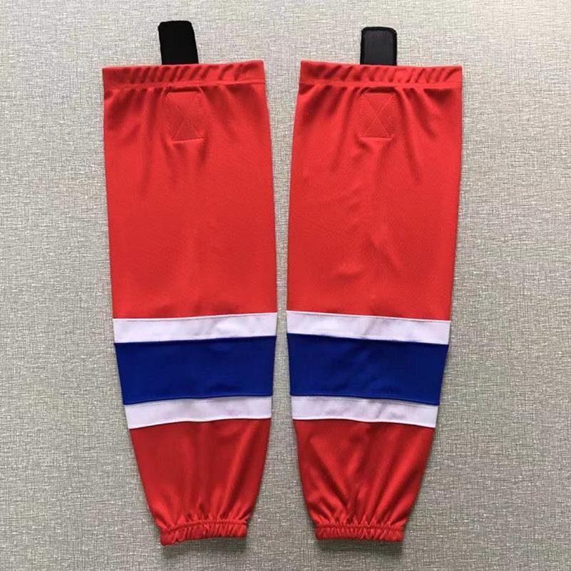 custom made socks sublimated professional team youth ice hockey socks