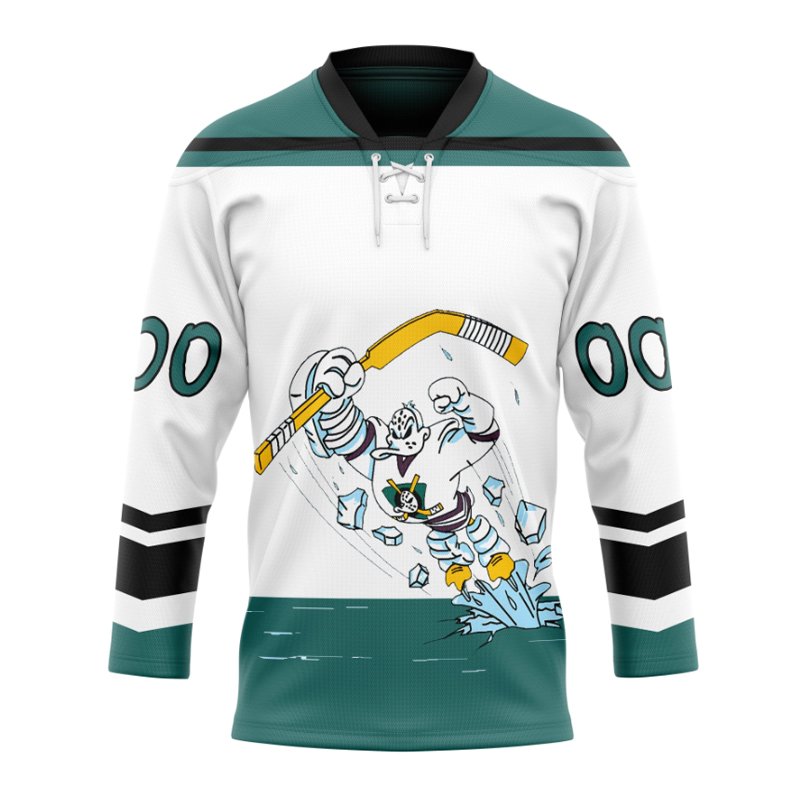 Professional Custom Made Logo Sublimated Ice Hockey Jerseys With Laces