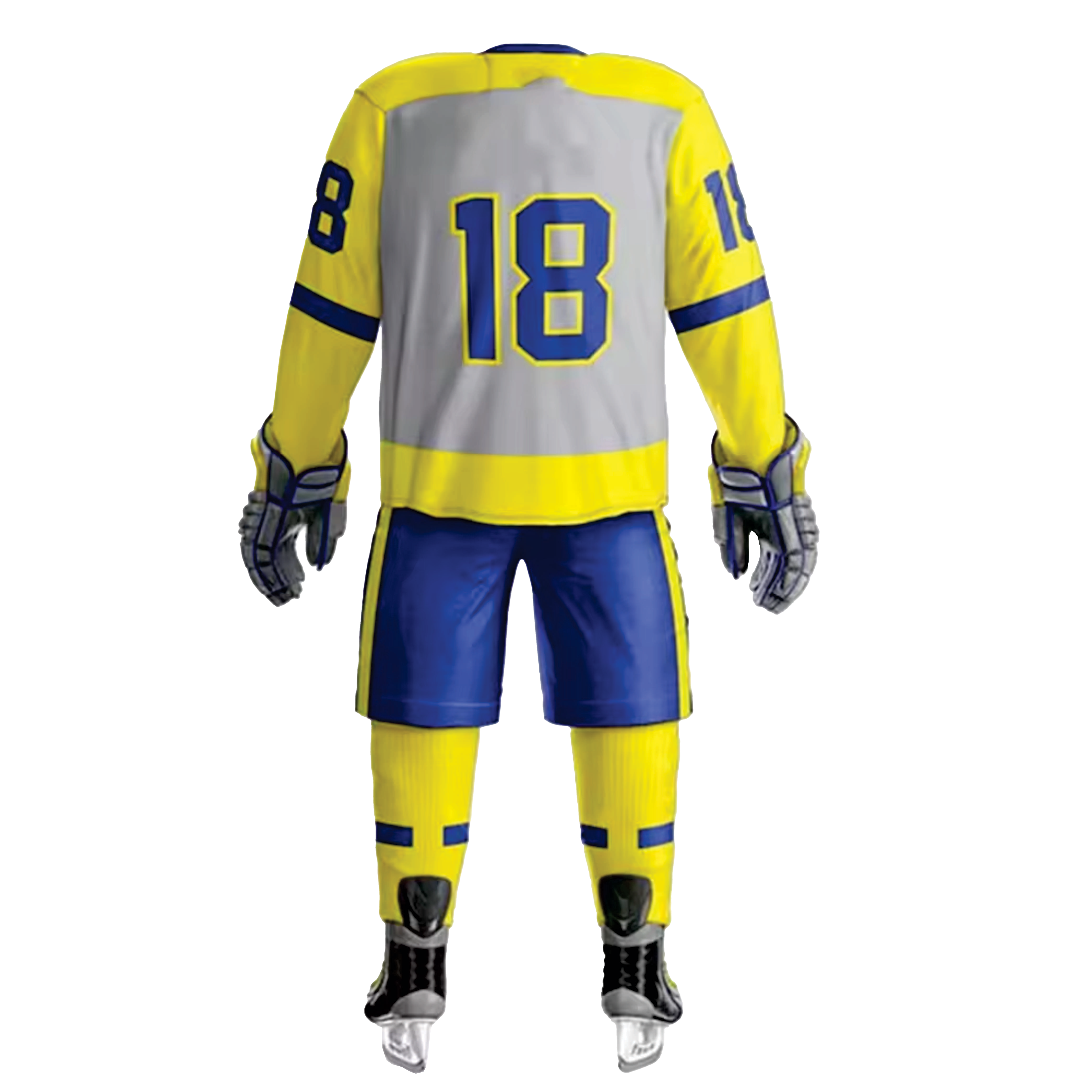 Hot Selling Sublimation 100% Polyester Ice Hockey Jersey OEM ice hockey uniforms with custom features