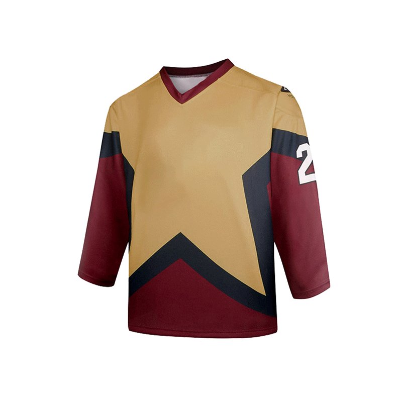 wholesale cheap blank ice hockey wear jersey custom sublimated 100% polyester hockey jersey uniforms