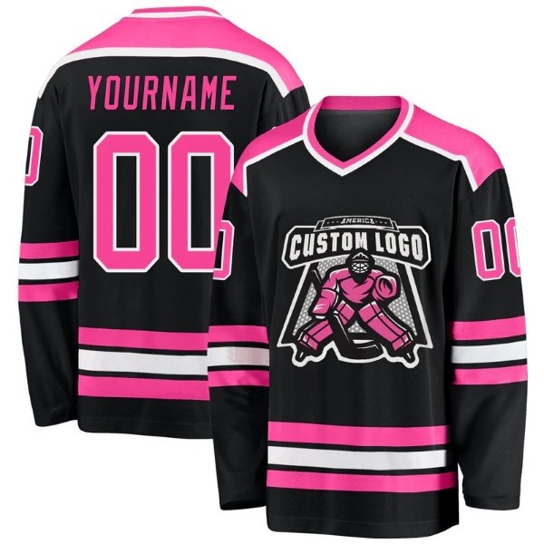 Team Canada Ice Hockey Jersey Design Wholesale Sublimation Breathable Hockey Uniform top quality mesh