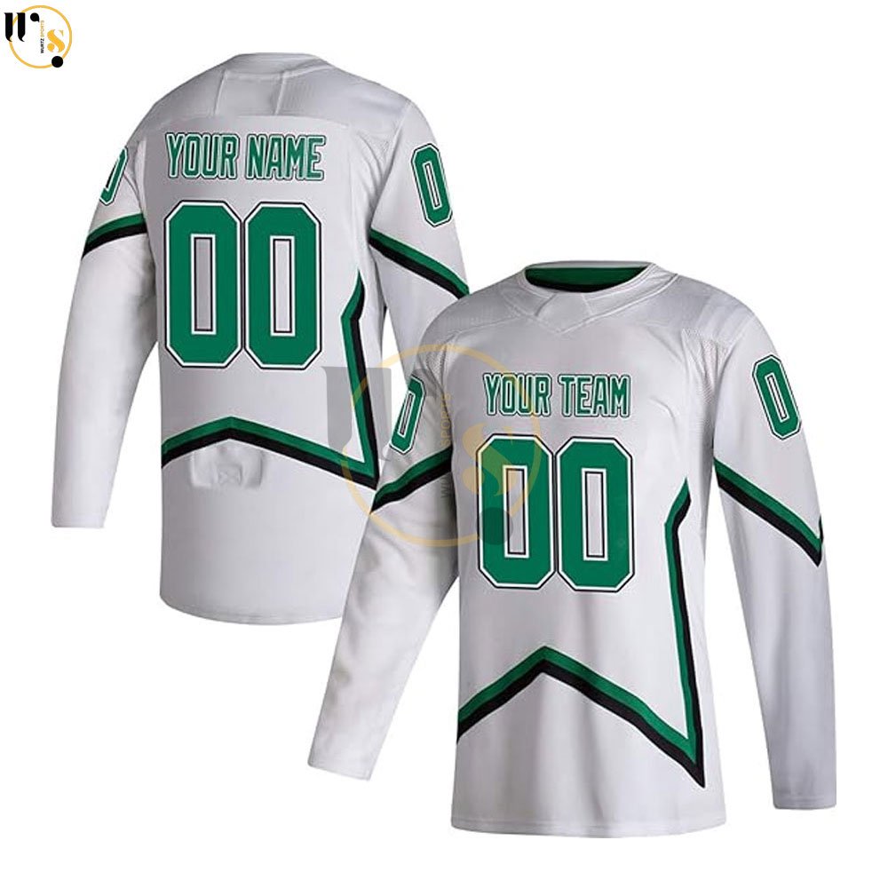 Hot Selling 100% Polyester Custom Logo Ice Hockey Jerseys Newest Casual Wear Sports Apparel with Team Name