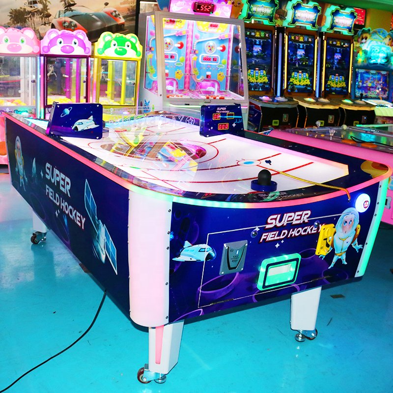 Electric Hockey Table Game Air Hockey Game Machine Table Sport Wooden Toy Indoor Children's Ice Hockey Arcade Game Machine
