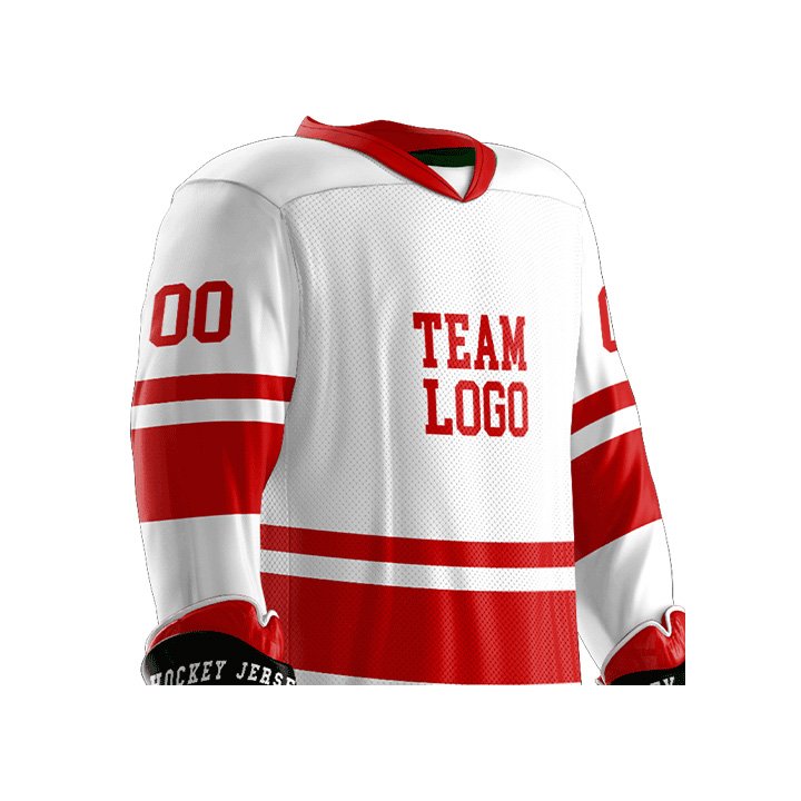 wholesale custom hockey jersey tackle twill team logo ice reversible hockey jersey for adult youth