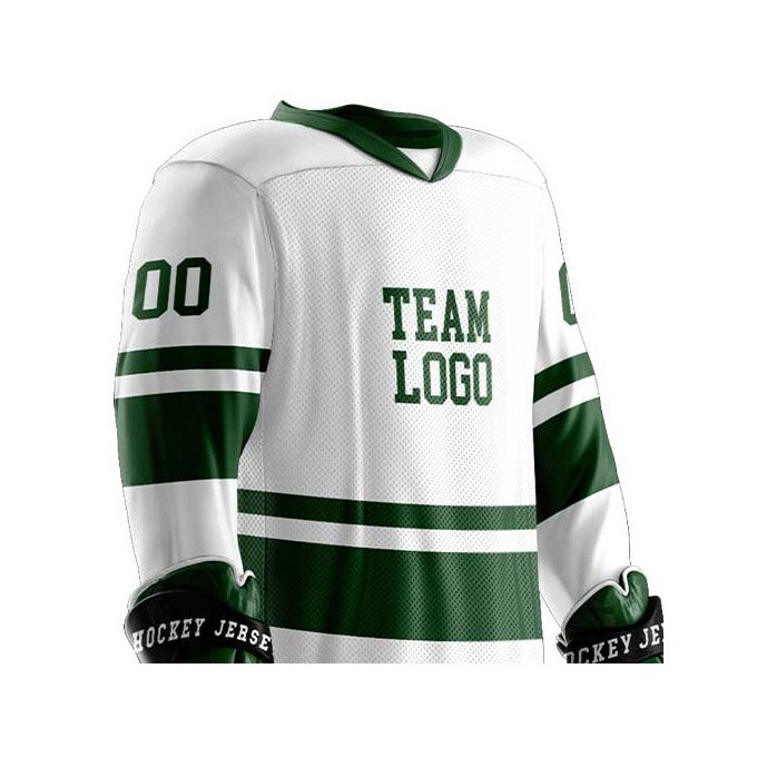 wholesale custom hockey jersey tackle twill team logo ice reversible hockey jersey for adult youth