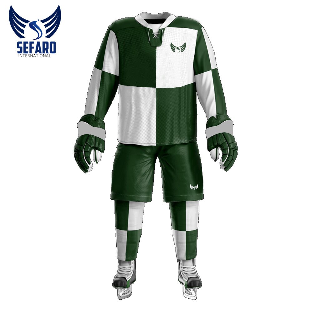2024 Custom High Quality Sublimated Tackle Twill Ice Hockey Uniforms Fast Turnaround OEM Team Sets Custom Embroidery Hockey