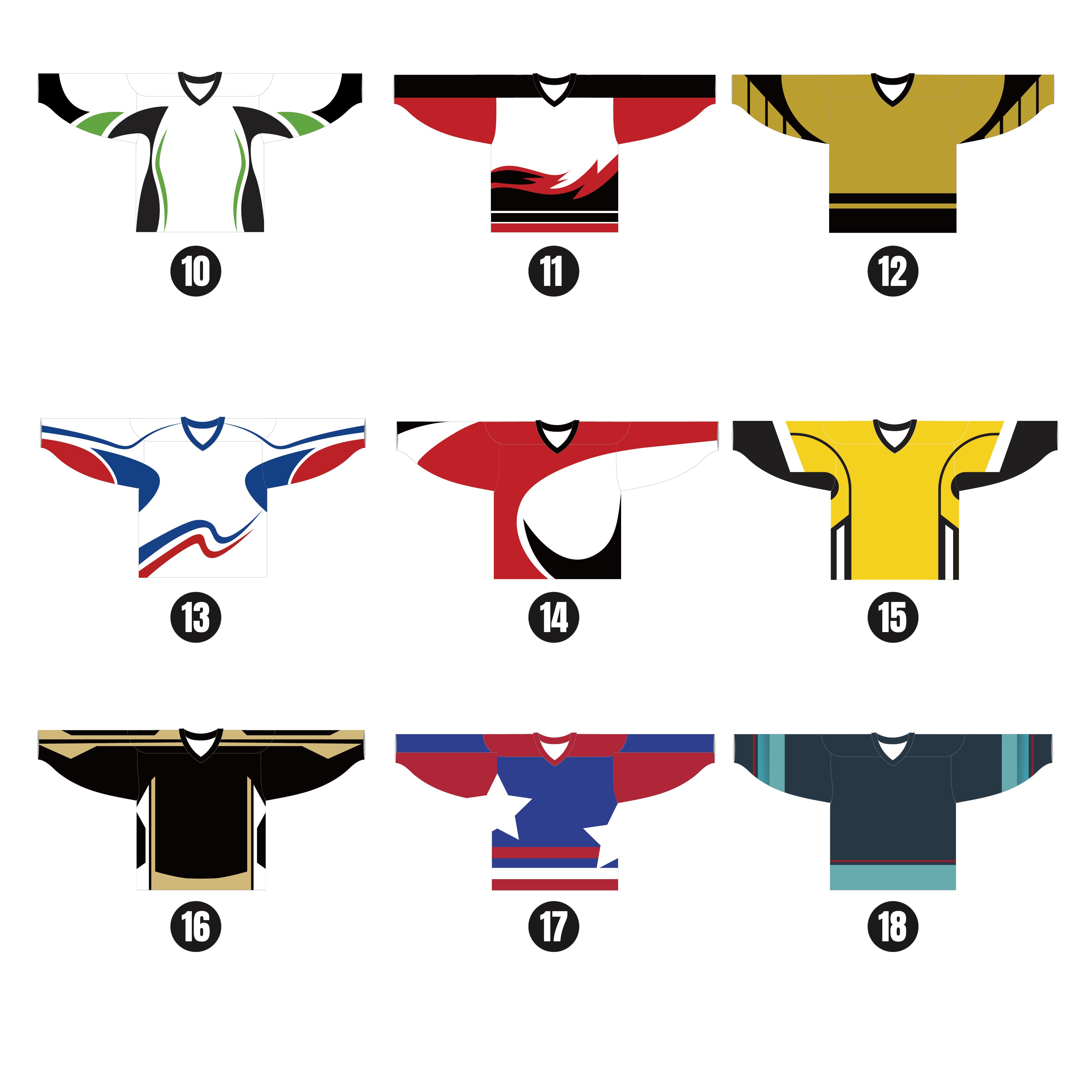 wholesale custom Sublimation Embroidery applique ice hockey jersey 100% polyester lightweight hockey jersey