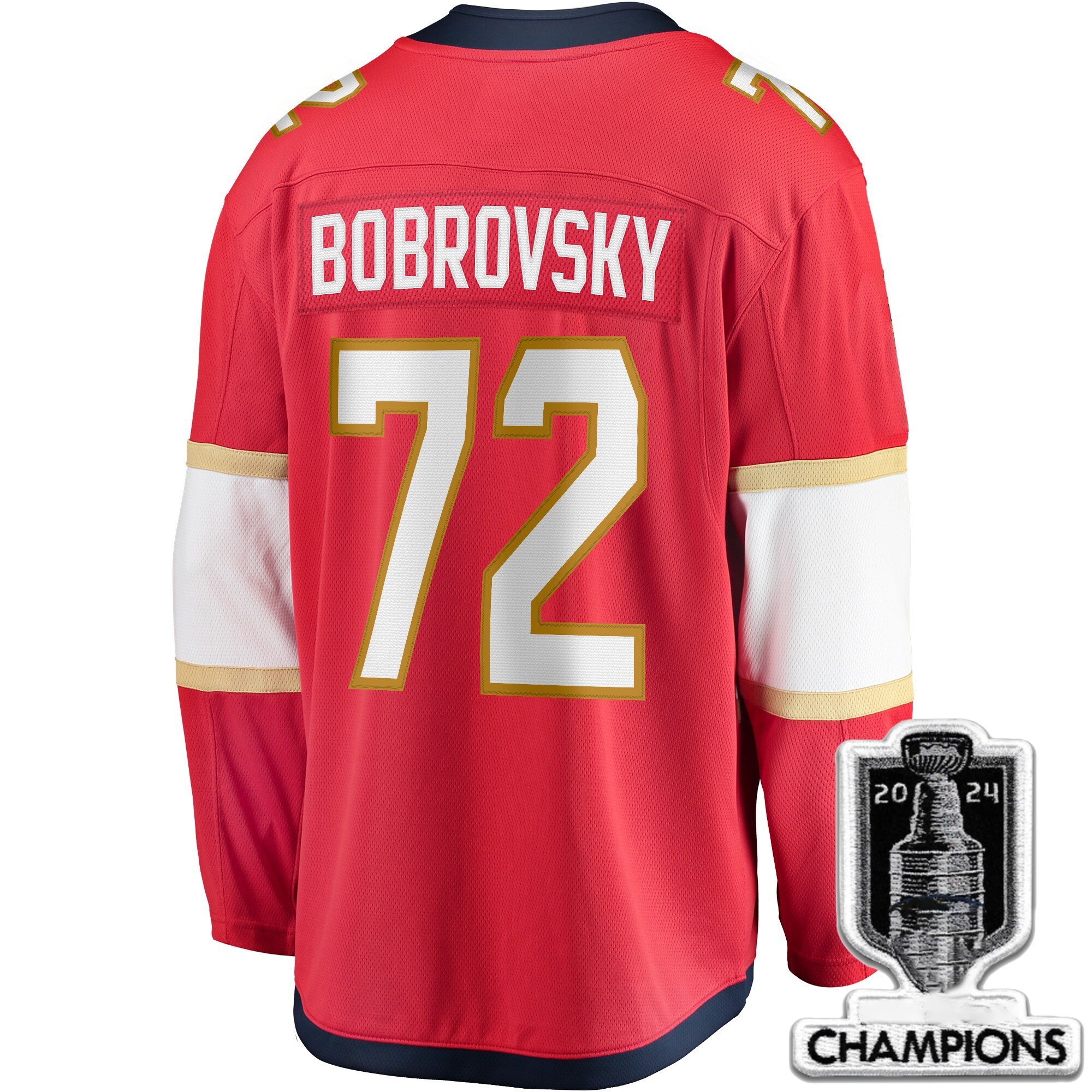 2024 Champion 72 Sergei Bobrovsky Ice Hockey Jersey Stitched Aleksander Barkov Sam Reinhart Matthew Tkachuk Hockey Jerseys