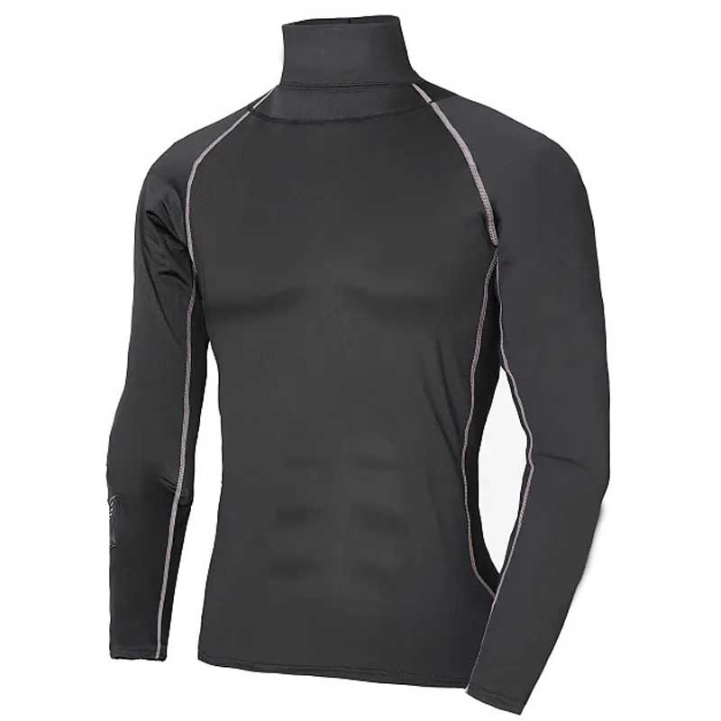 BETHERIVAL Custom Wholesale Premium Hich Quality lce Hockey Neck Guard long Sleeve Hockey Compression Shirt with Neck Guard