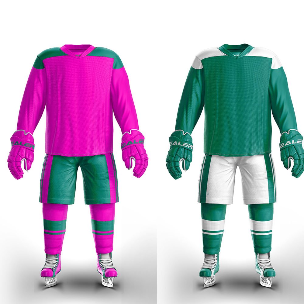 Newest Hot Selling Ice Hockey Uniform With 100% Polyester Custom Logo And For Casual Wear Sports Sublimation Ice Hockey Uniforms