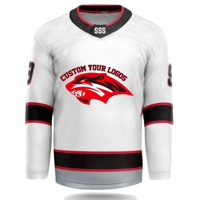 High Quality Rose Kids Oilers White Camouflage Sublimation Printing Ices Stars Winter Classic Hockey Jersey
