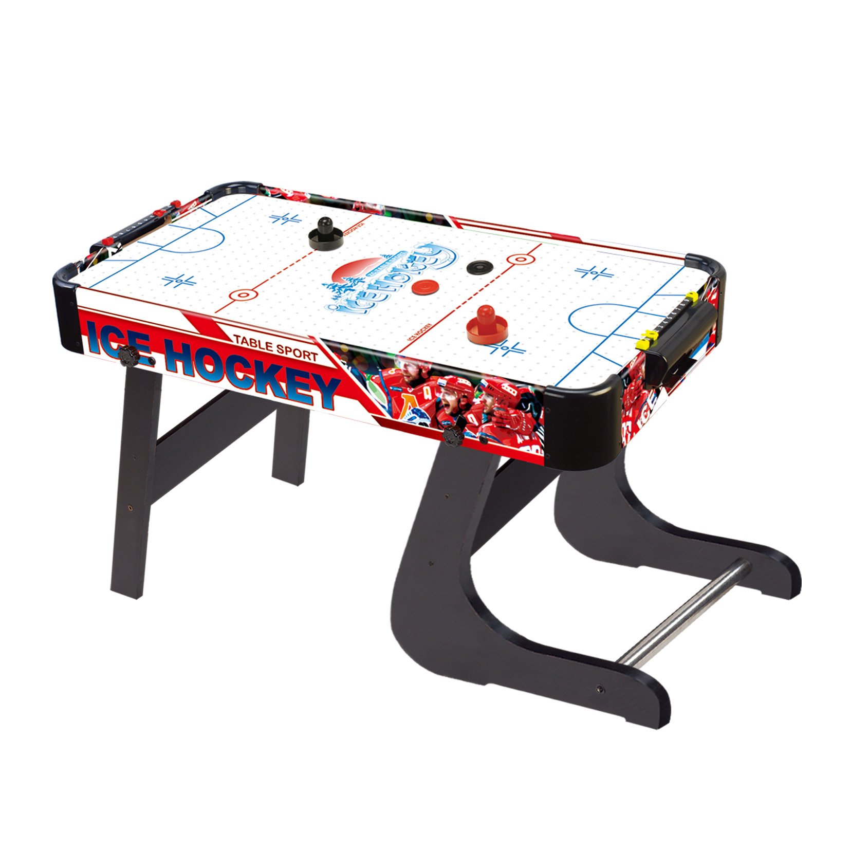 Factory wholesale 5 ft leg folding table hockey air hockey table for kids