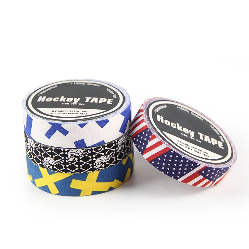 Wholesale CE/ISO Certified Hockey Tape Custom Logo Cloth Adhesive Ice Field Hockey Stick Grip Tape