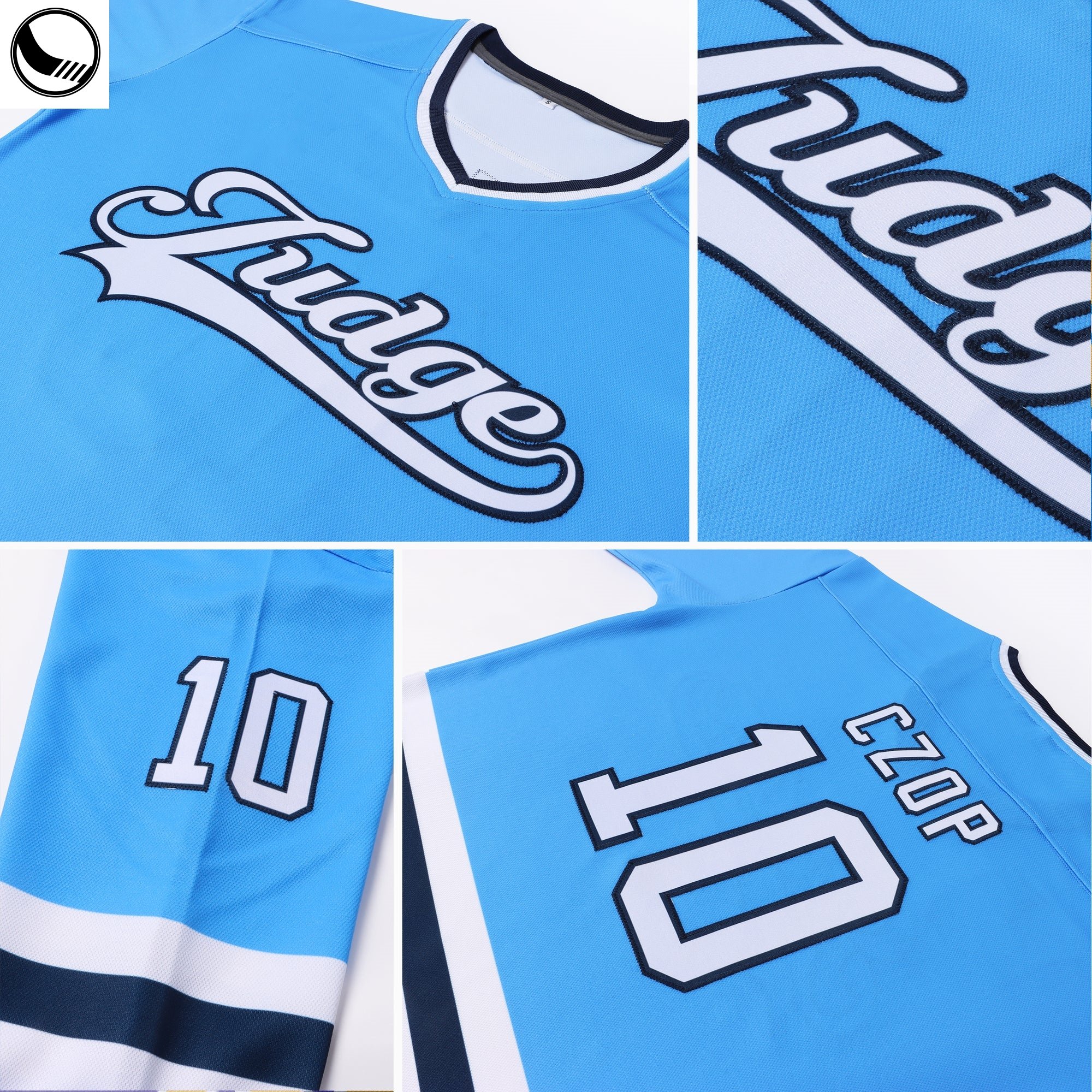 BETHERIVAL Breathable 100% Polyester Tackle Twill Ice Hockey Shirt Custom Embroidery Logo Patch Ice Hockey Wear Jersey Hockey