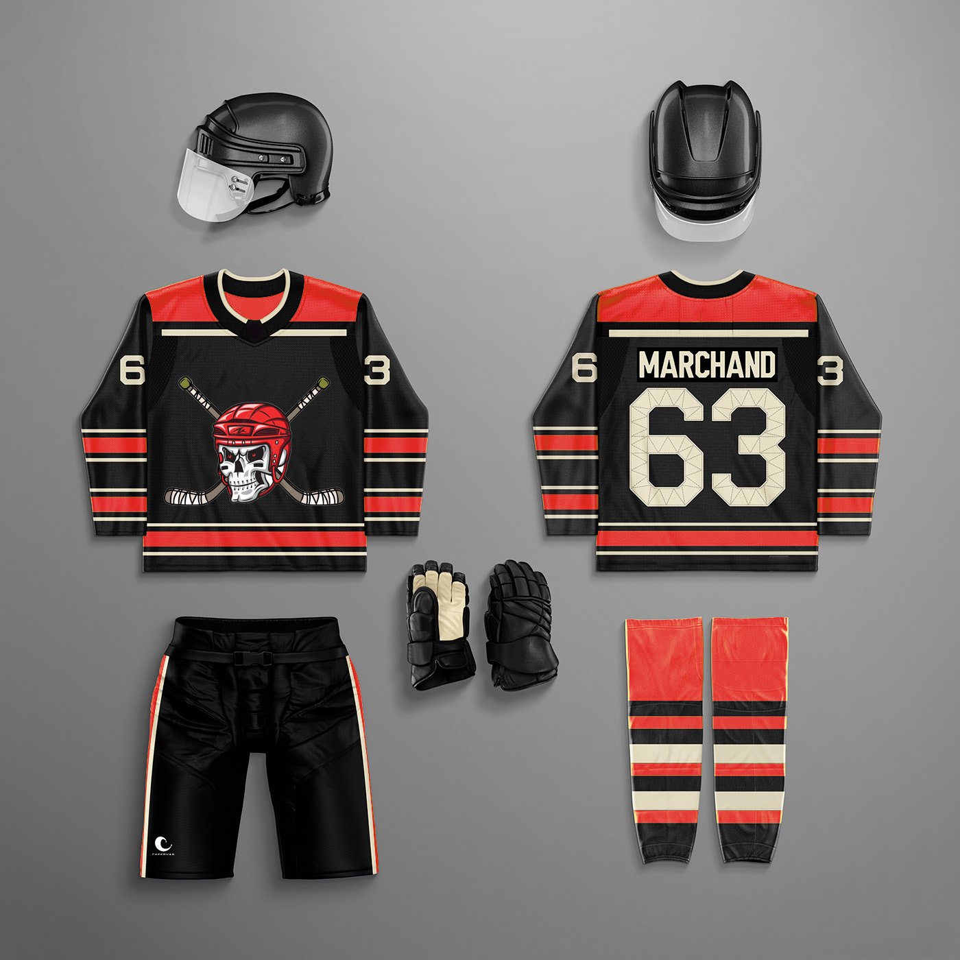 Top Design Ice Hockey Jerseys Personalized Design Sublimation Youth Ice Hockey Wear