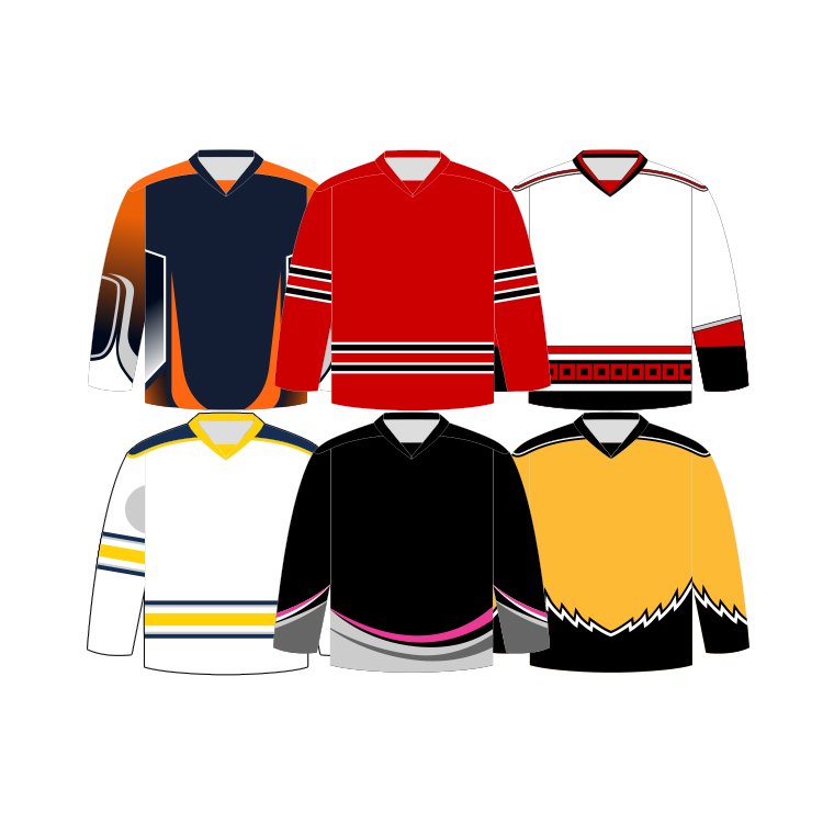 100% Polyester Fabric Breathable Sports Wear Custom Logo Oem Team Name Sublimation Ice Hockey Jerseys