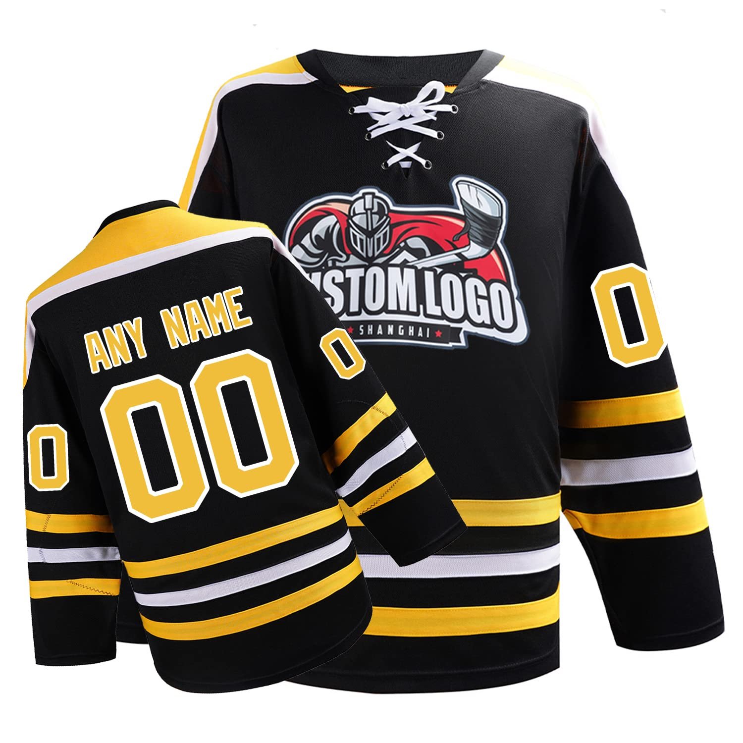 Fashion Hockey Jersey Sublimated Long Sleeve Ice Hockey Wear International Sublimated Ice Hockey Uniform