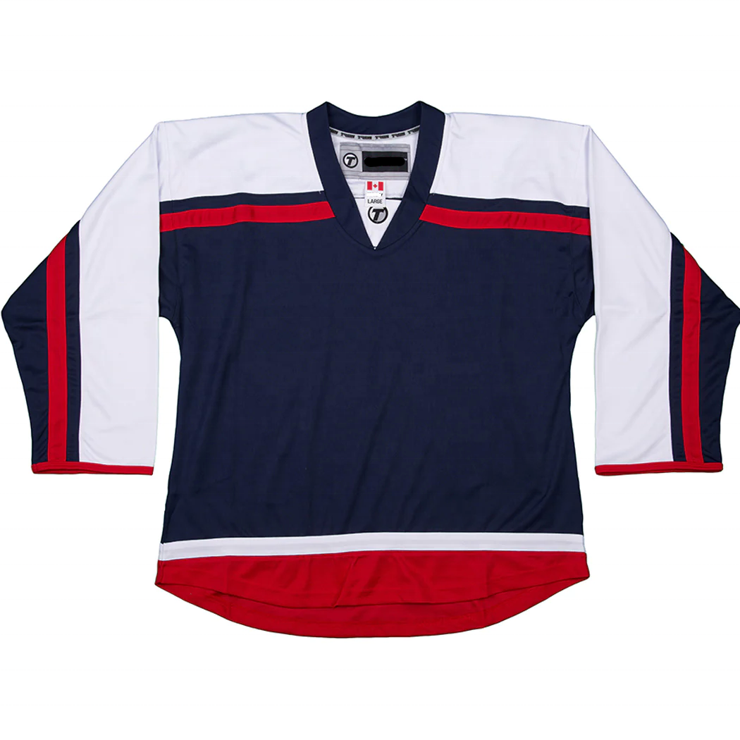 ice hockey uniform Top Quality Embroidery Custom Team Ice Hockey sweater Customized COLUMBUS BLUE JACKETS ICE HOCKEY JERSEY