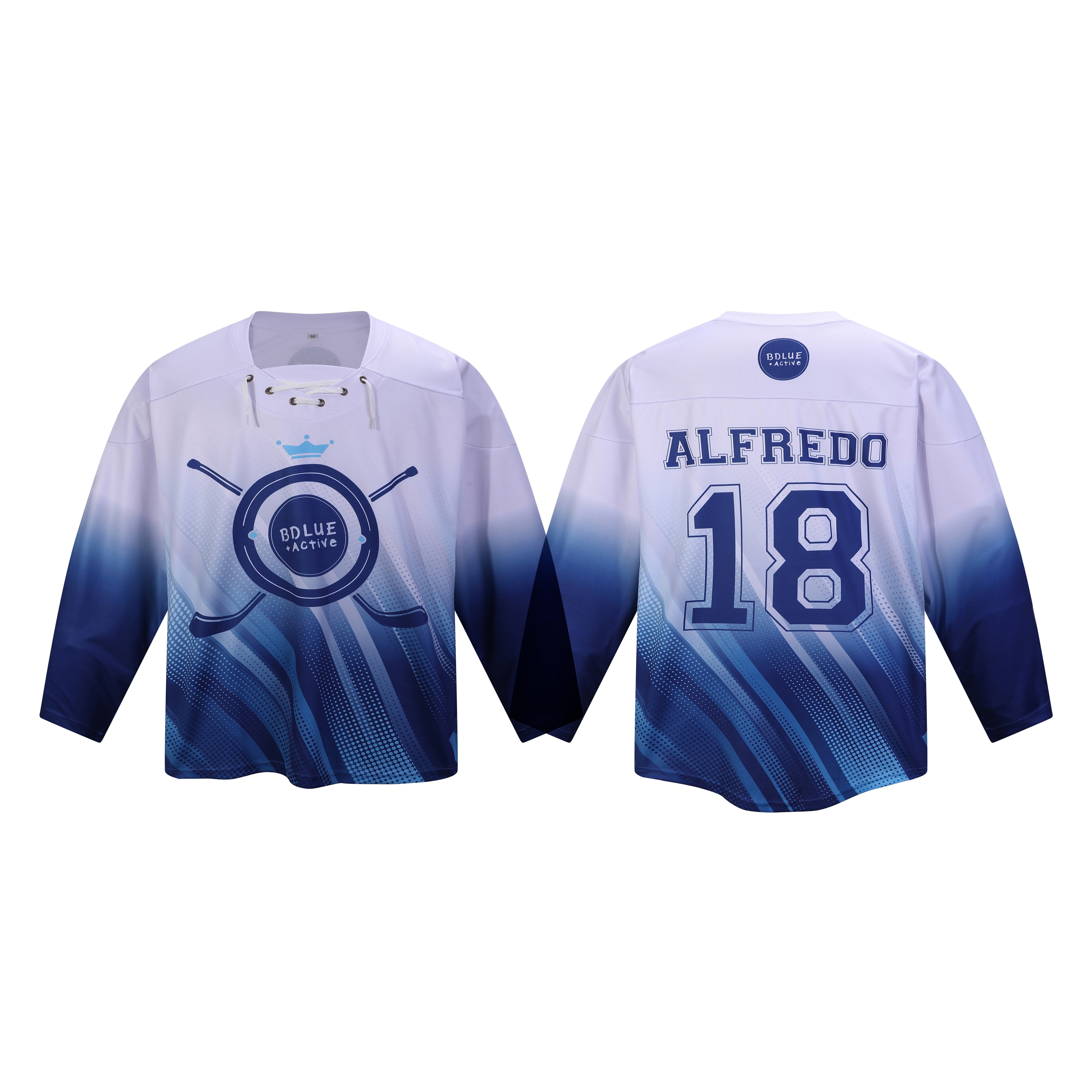 Best Selling Custom Polyester Breathable Quick Dry Sportswear for Men Unisex Adults OEM Service Available Ice Hockey Jersey