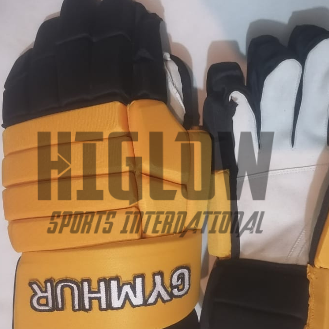 Custom Design Hockey Gloves Pair With Quality Materials Comfortable Ice Field Hockey Gloves For Uniform