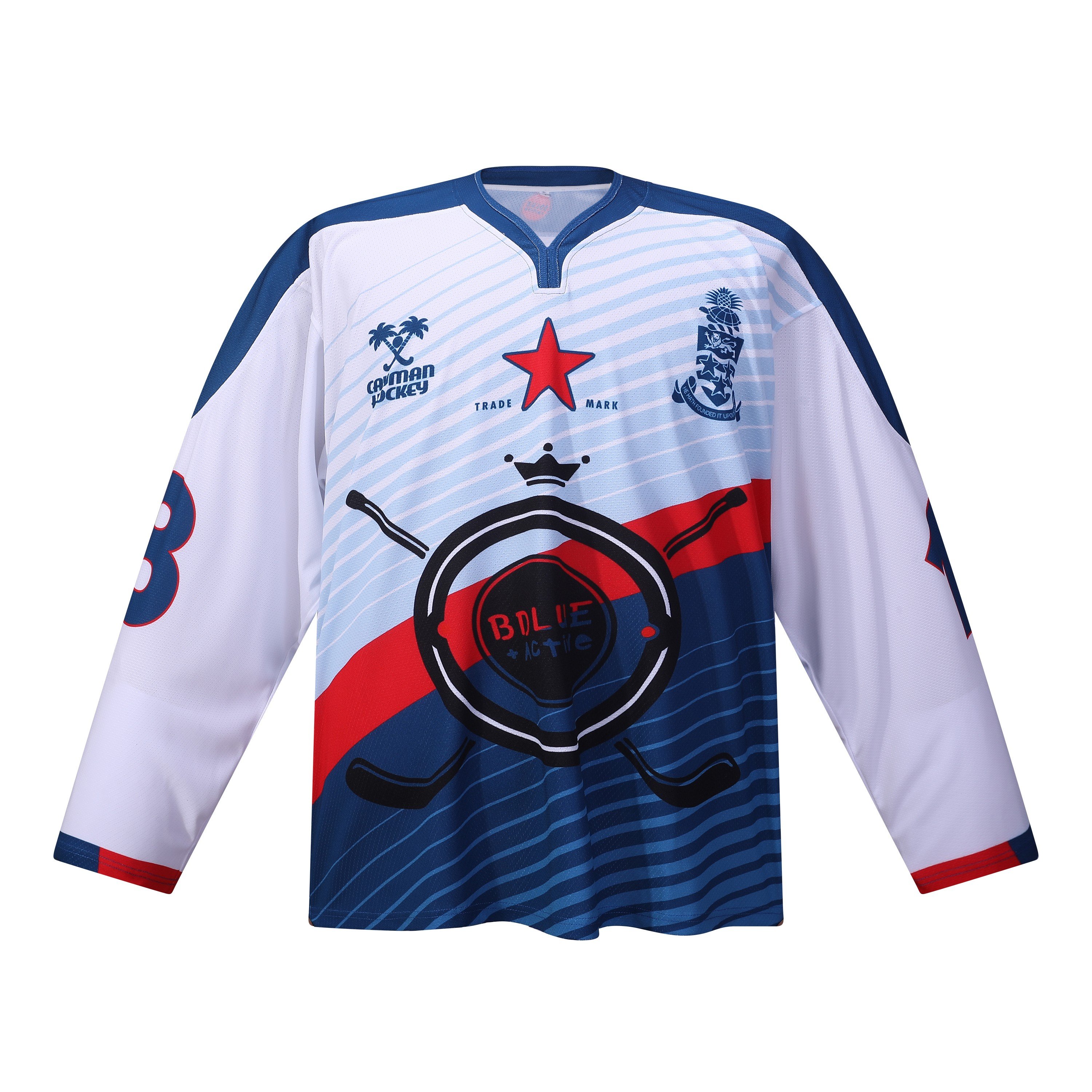 High Quality OEM Sublimated Hockey Jerseys Custom Tackle Twill Embroidered Ice Hockey Uniforms Team Ice Hockey Jersey
