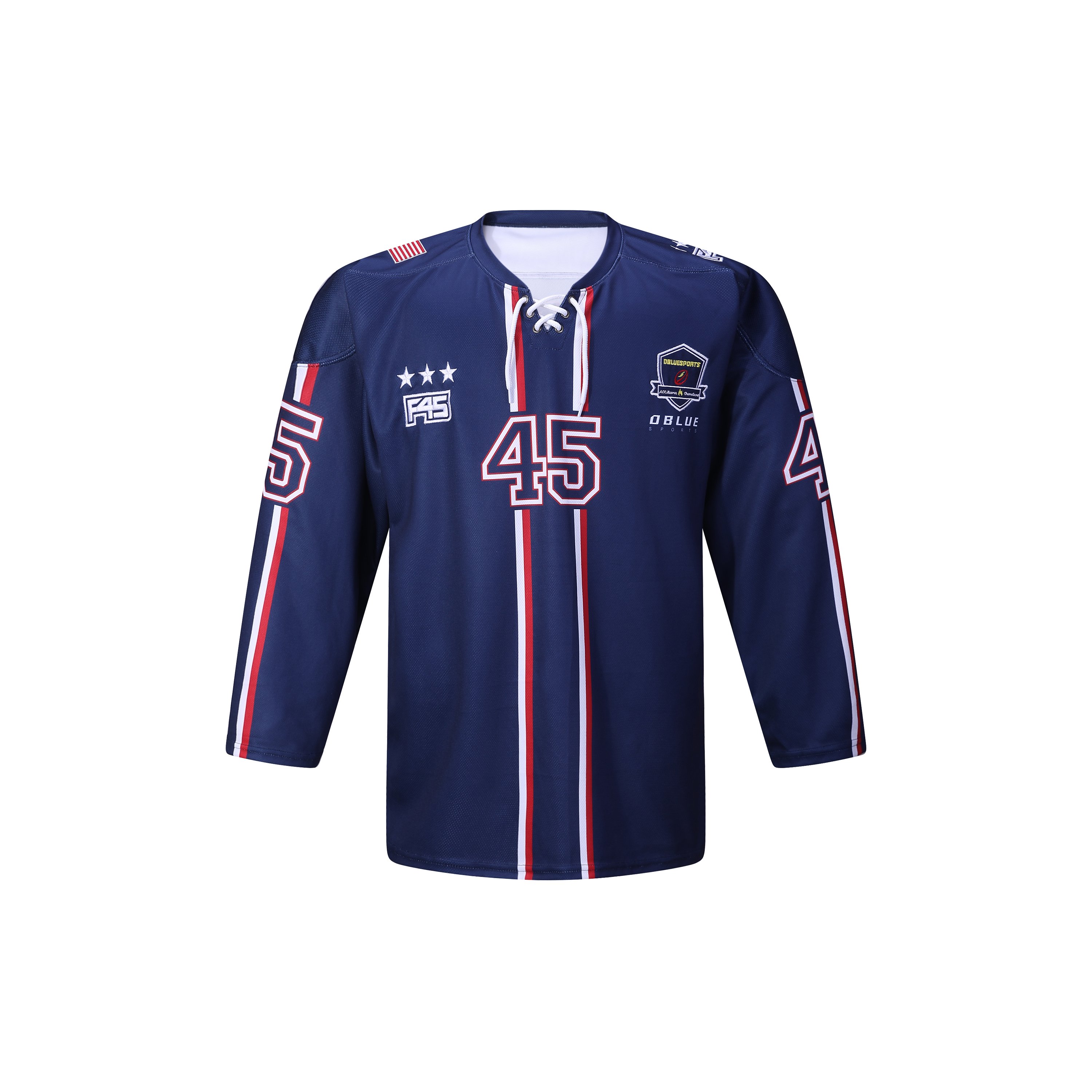 High Quality OEM Sublimated Hockey Jerseys Custom Tackle Twill Embroidered Ice Hockey Uniforms Team Ice Hockey Jersey