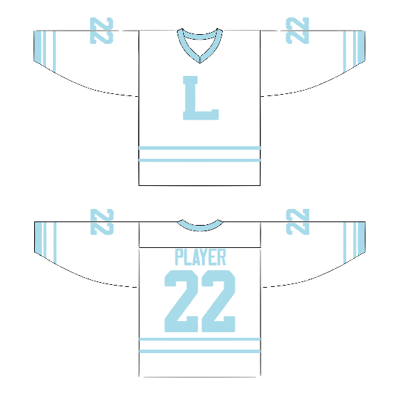 Tonton Sportswear custom sublimation fashion Green V-collar hockey jersey