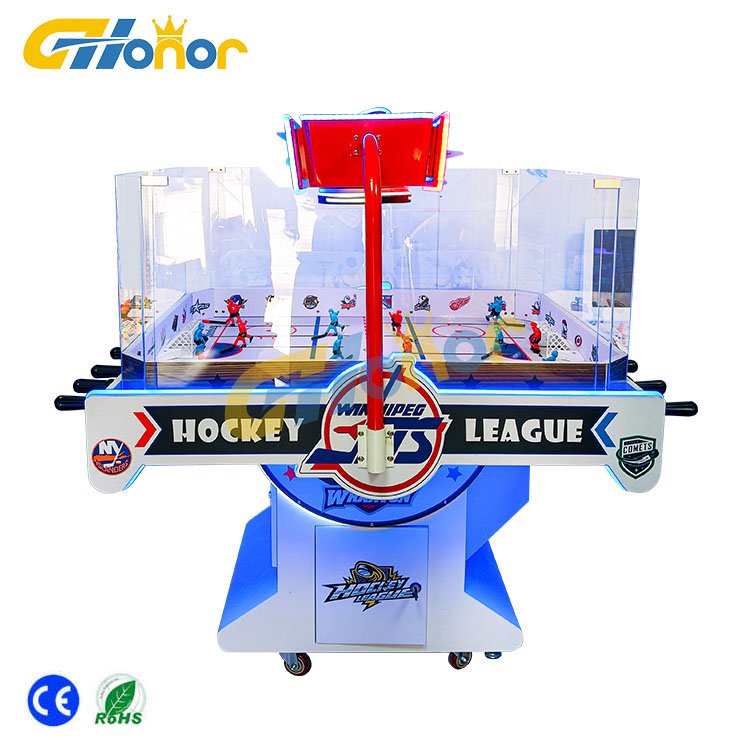 Shopping Mall Indoor Popular 2 Players Coin-Operated Ice Ball Machine Ice Hockey Machine Table Arcade Game Machine