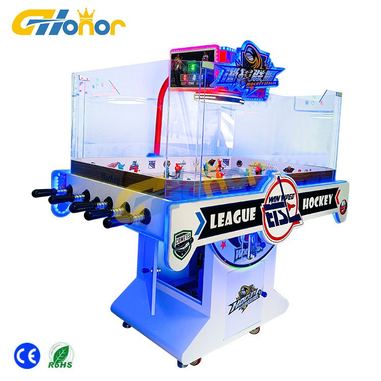 Shopping Mall Indoor Popular 2 Players Coin-Operated Ice Ball Machine Ice Hockey Machine Table Arcade Game Machine