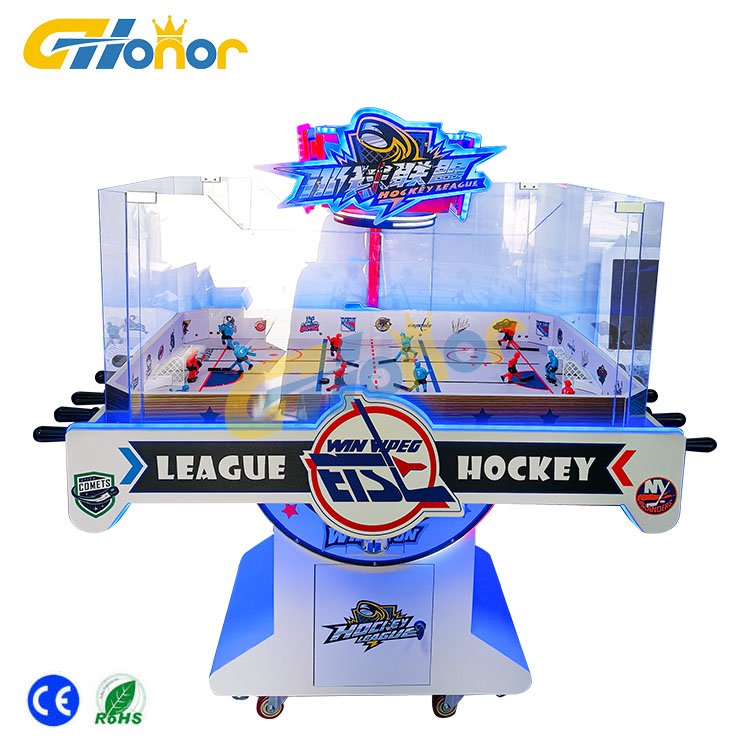 Shopping Mall Indoor Popular 2 Players Coin-Operated Ice Ball Machine Ice Hockey Machine Table Arcade Game Machine
