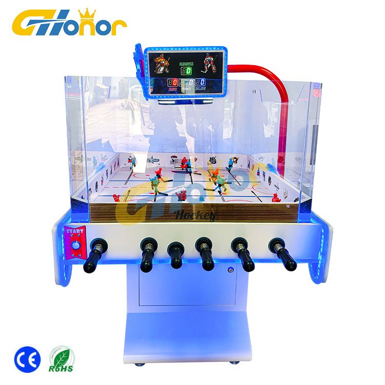 Shopping Mall Indoor Popular 2 Players Coin-Operated Ice Ball Machine Ice Hockey Machine Table Arcade Game Machine