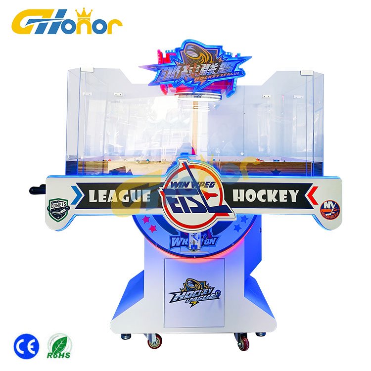 Shopping Mall Indoor Popular 2 Players Coin-Operated Ice Ball Machine Ice Hockey Machine Table Arcade Game Machine