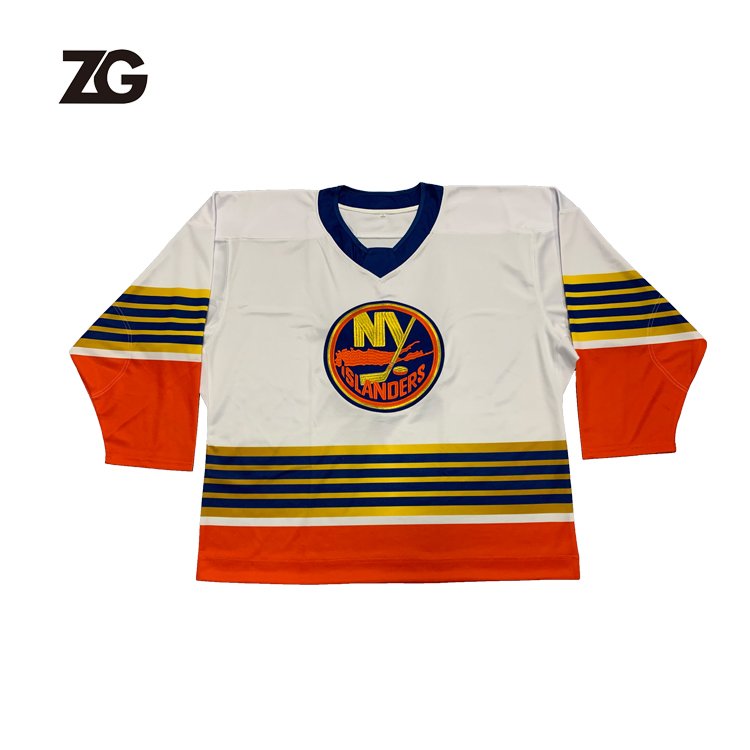high quality embroidery tampa bay lightning ice hockey jersey custom team hockey jersey