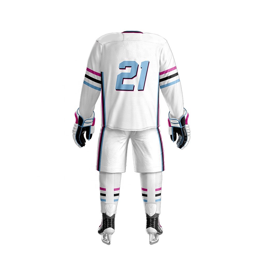 Sports Wear Ice Hockey Uniform Winter Wear Long Sleeve V-Neck Polyester Made Ice Hockey Uniform