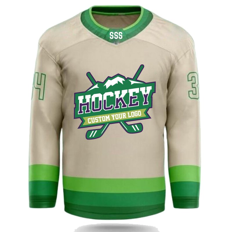 High Quality Tampa Florida Panthers Your Own Logo Blue Yellow Hombre Wholesale Customized Ice Hockey Jersey