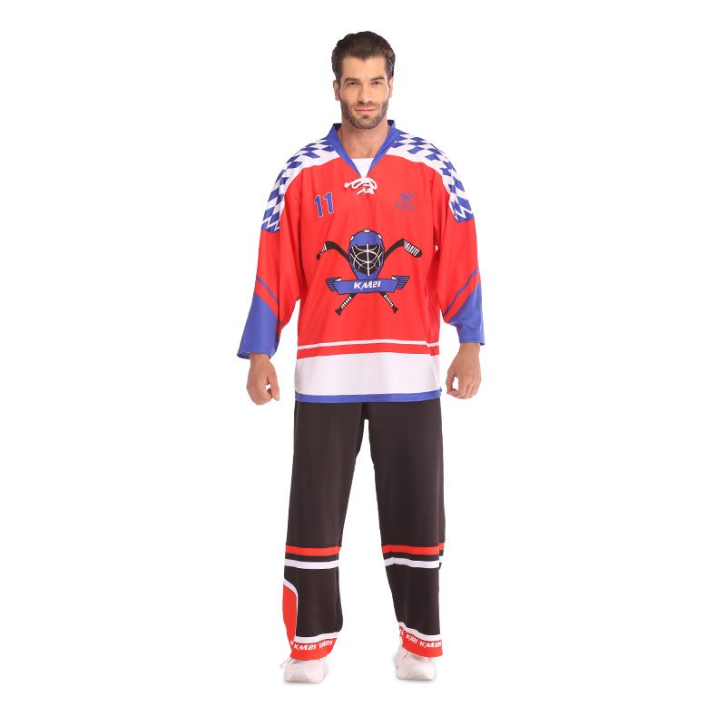 Hot Selling Ice Hockey Jersey High quality Sublimated Custom Men's Ice Hockey Uniform Sportswear Tracksuit Shirts