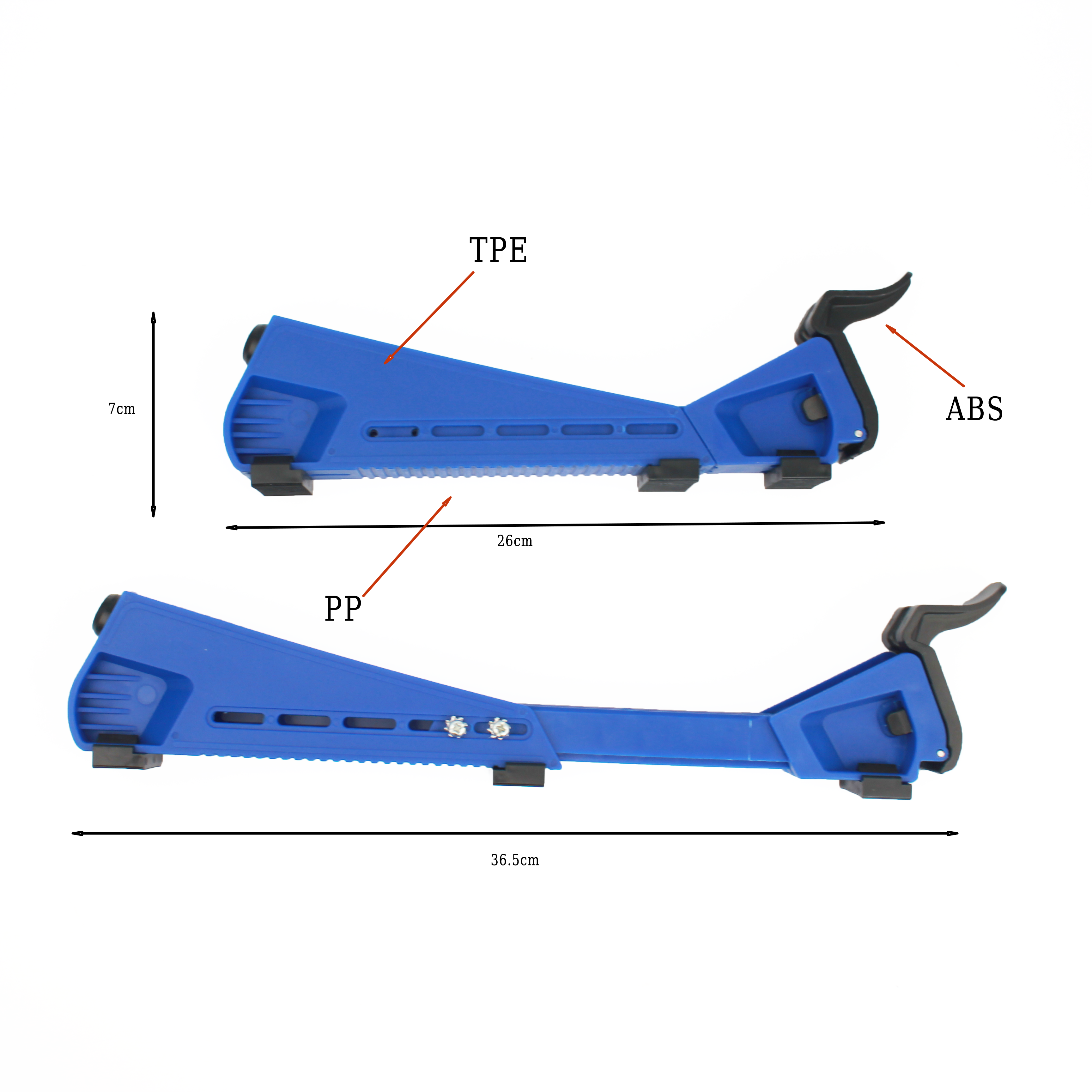 Black Blue Portable Walkable Ice Skate Cover Skate Guard Protective Covers