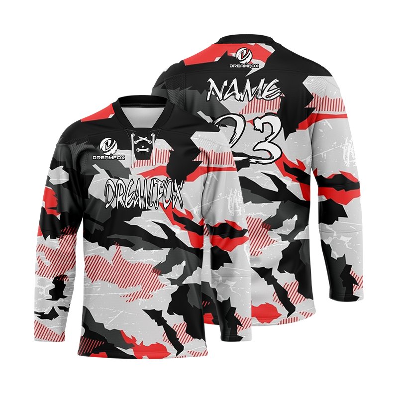 Wholesale Embroidery Uniform For Ice Hockey Custom Reversible Hockey Jerseys