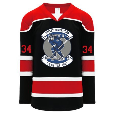 New Design Wholesale100% Polyester Breathable Fabric sublimation hockey shirt hockey wear team hockey jerseys