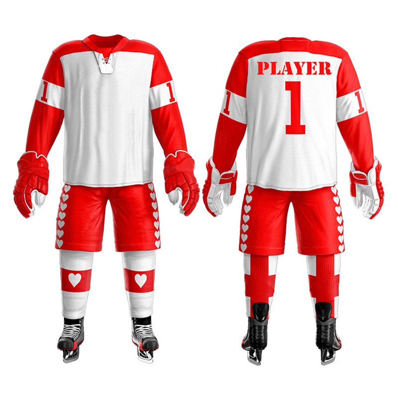 Trending Style direct factory best price Ice hockey Uniform 2024 New style durable Breathable Ice hockey Uniform